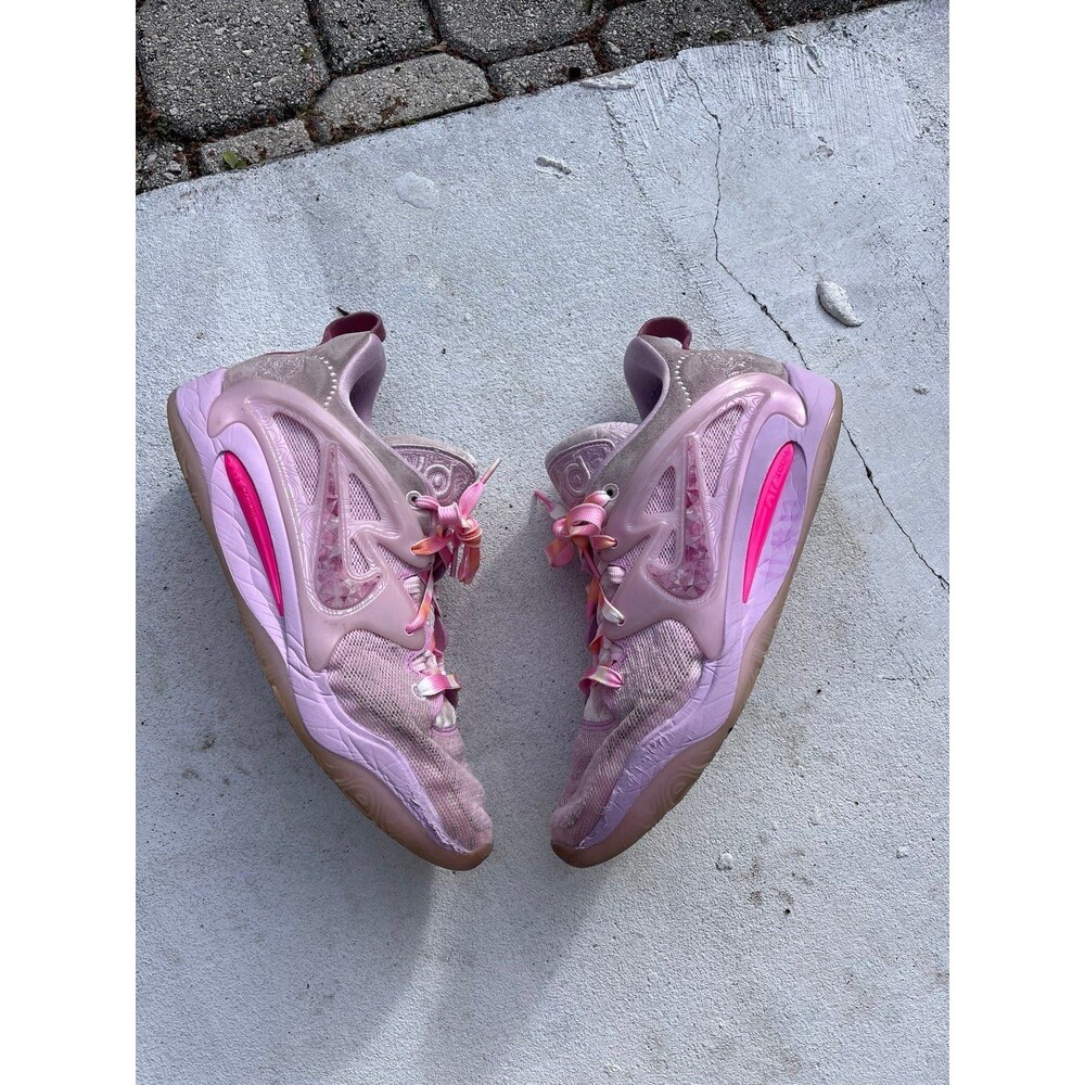 Nike KD 15 NRG Aunt Pearl Pink Basketball Shoes Men Size 14 DQ3851-600